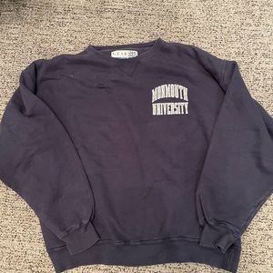 Vintage Monmouth university navy crewneck